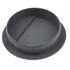 kenable Desk Mount 80mm Grommet Cable Tidy for Office or Home Grey