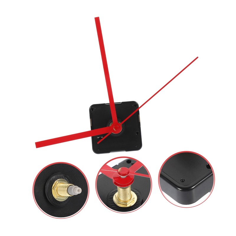 jojofuny 2pcs Silent Quartz Clock Mechanism Movement Kits Clock Mechanism