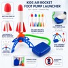 Air Rocket Foot Pump Launcher for Kids – EVA Foam