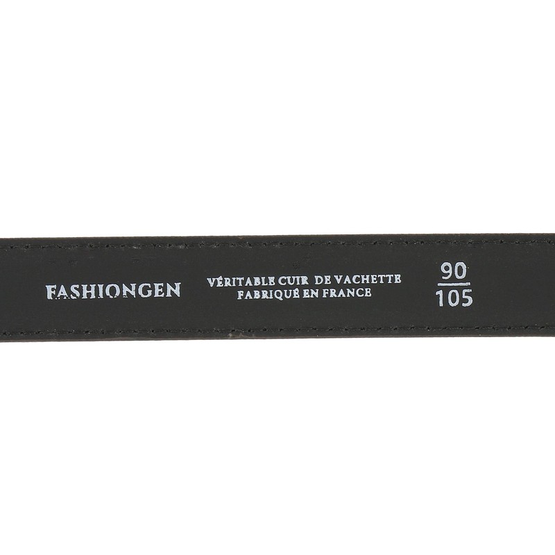 FASHIONGEN - LUNA Women's Italian Leather Belt, brown