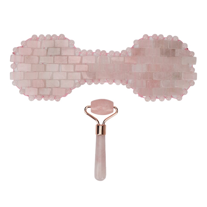 2pcs Jadestone Eye Pad Roller Set Reduce Dark Circles Promote