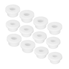 sourcing map T Shape Rubber Grommet Mount Dia 20mm/22mm,ID 10mm/12mm White Seal Protection Cable Grommets Flexible for Cable Pipe 10Pcs