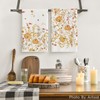 Artoid Mode Wildflower Pumpkin Fall Kitchen Towels Dish Towels, 18x26