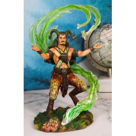 Ebros Gift Earth Elemental Bender Wizard Sorcerer Satyr Pan Faunus Summoning Magic Statue