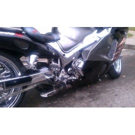 Suzuki 2006 Suzuki Hayabusa with 4 into 1 Exhaust - SHORTY YORK MOTO GP SLIP-ON NEW BLK