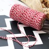 CCINEE 656 FT Red and White Bakers Twine, Cotton Packing