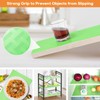 Green Fridge Liner Shelf Liners for Kitchen Cabinet Refrigerator Liners