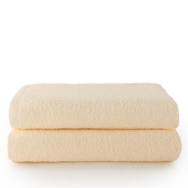 Top Towels - Set of 2 bath or shower towels - Bath towels - 100% cotton - 400 g/m2 - Measure 70 x 140 cm