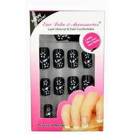 Ear Lobe & Accessories Full Coverage Nails Tip With Glue, Multi-Color, 13 Pieces (Pack of 2)