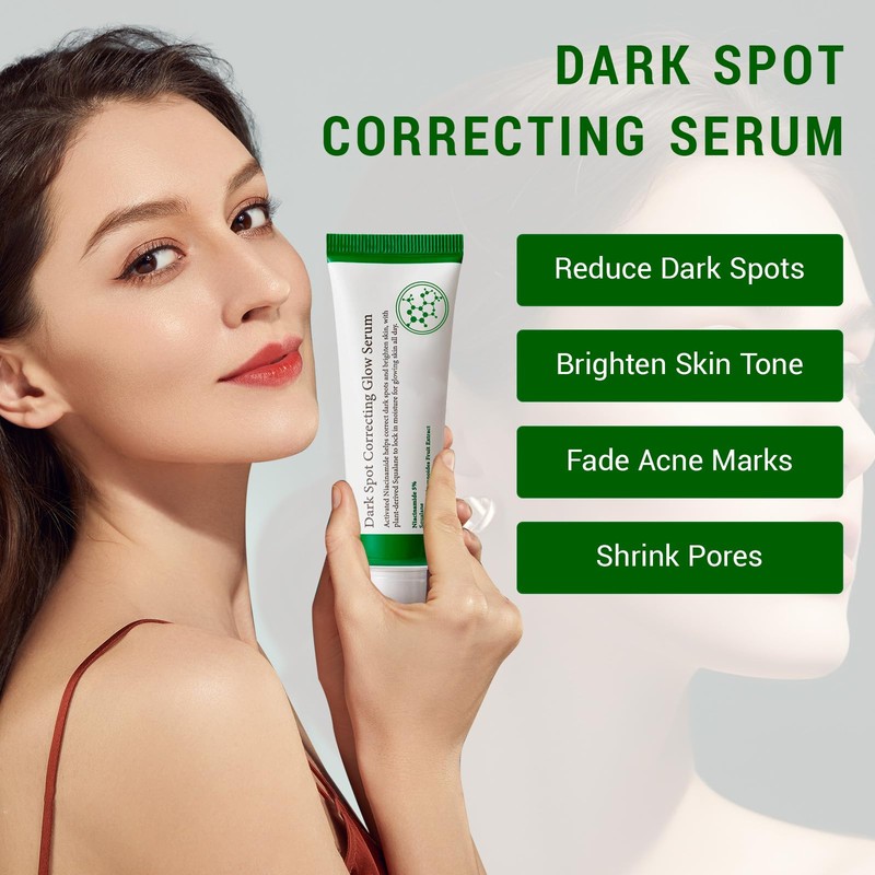 Dark Spot Correcting Glow Serum, Dark Spot Remover for Face