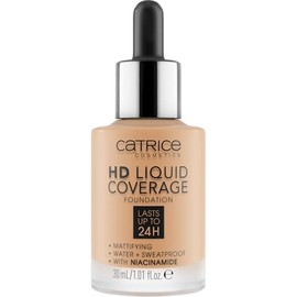 Catrice Base De Maquillaje Líquida De Alta Cobertura | Cobertura Impecable | Vegana Y Libre De Crueldad Animal (042 | Rosa Arena)