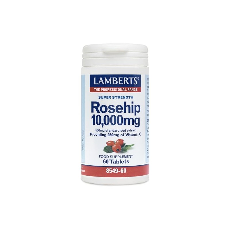 Lamberts Rosehip 10,000milligrams 60 Tablets
