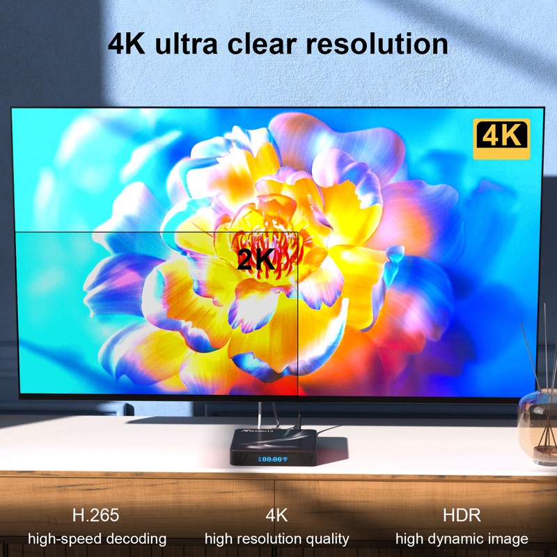 X88 PRO 12 Android 12.0 Smart TV Box UHD 4K