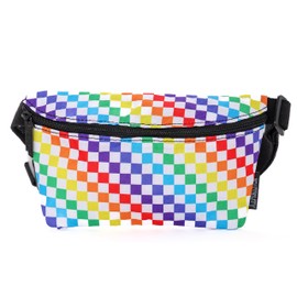 FYDELITY Fanny Pack Women Men Cute Crossbody Sling Belt Bag Waist Packs RAINBOW PRIDE COLORS, 83358, One Size