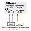 Cllena DC/DC 12V to 24V Boost Converter 25A 600W Step