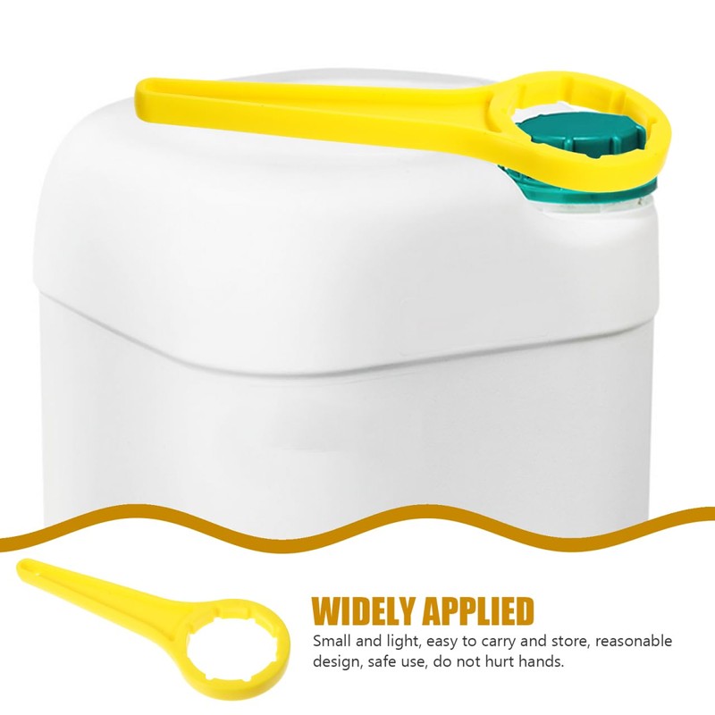 Yellow Plastic Bucket Lid Wrench, 20-30L Drum Cap Opener Tool,