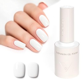 VENALISA Gel Nail Polish White 10ml UV LED Soak Off Nail Art 5056 | Classic White Colour • Rich Pigment Formula • Easy Application • Salon Quality Finish • DIY Nail Art • Long Lasting