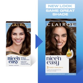 Clairol Nice'n Easy Permanent Hair Dye, 6G Light Golden Brown Hair Color, Pack of 1