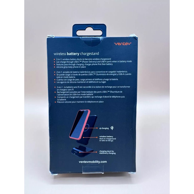 Ventev - Wireless Battery chargestand 10W NEW