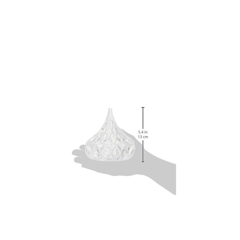 Godinger Hershey Candy Dish, Chocolate Dish, Crystal Decor (Clear) Living