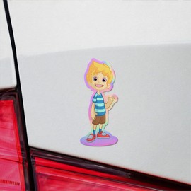 Holographic Decal Stickers of Boy Premium Waterproof Vinyl Decal Stickers for Laptop Phone Accessory Helmet Car Window Mug Tuber Cup Door Wall Decoration NVCVER3g2152bHO