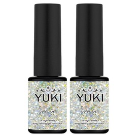 Yuki Color Gel Nail, No. 280 Sparkling Opal, 5g, 2 pieces / 유키 컬러 젤네일, 280호 스파클링오팔, 5g, 2개
