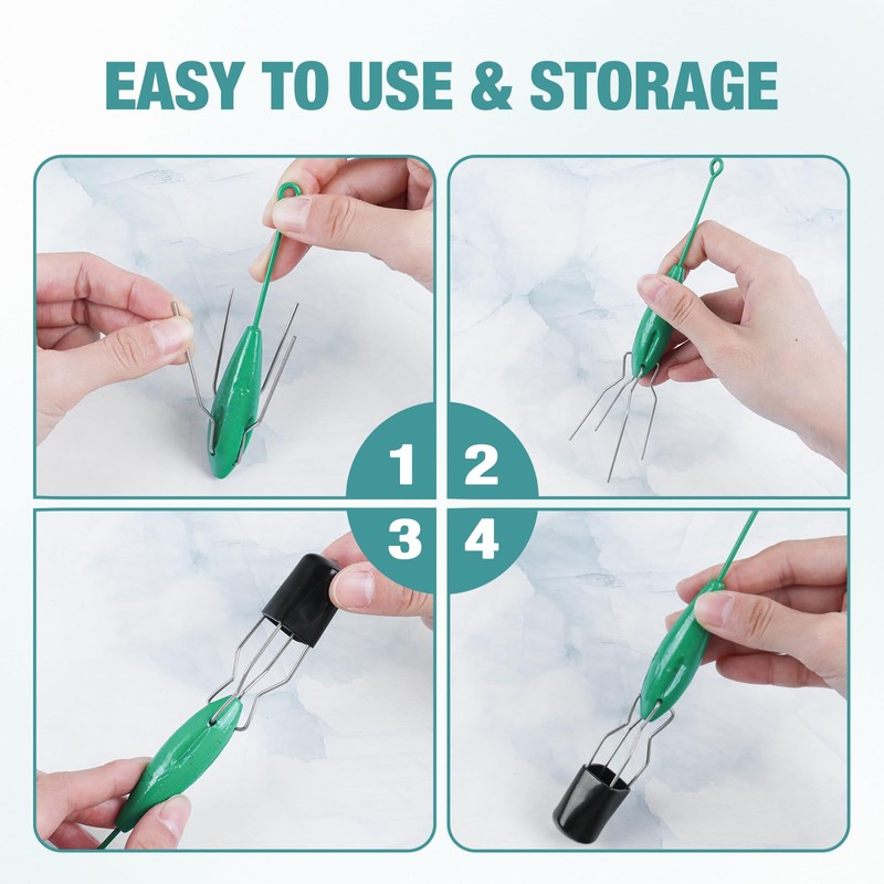 3 Pcs Sputnik Sinker Fishing Weights (2oz-Green)