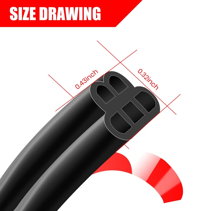 Car Door Seal Strip 10M (32.8 Feet)