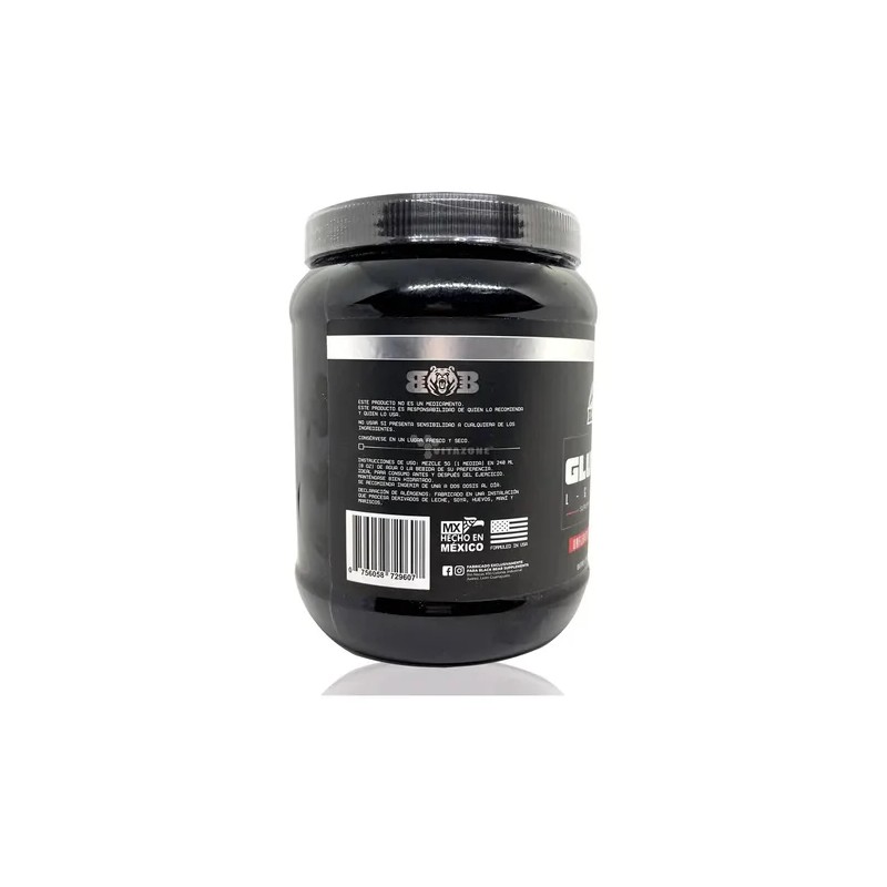 Glutamina 1 Kg Sin Sabor 200 Serv Blackbear Postentreno