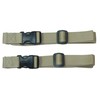 Webbing Strap with Quick Release Buckle, Pack of 2 (Beige,
