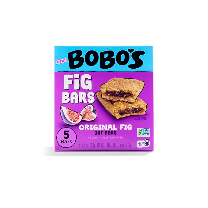 Bobo's Oat Bars Original Fig Bar 5 Count, 1.5 OZ
