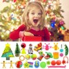 Christmas Advent Calendar Countdown Blind Box Toy Push Bubble Stress