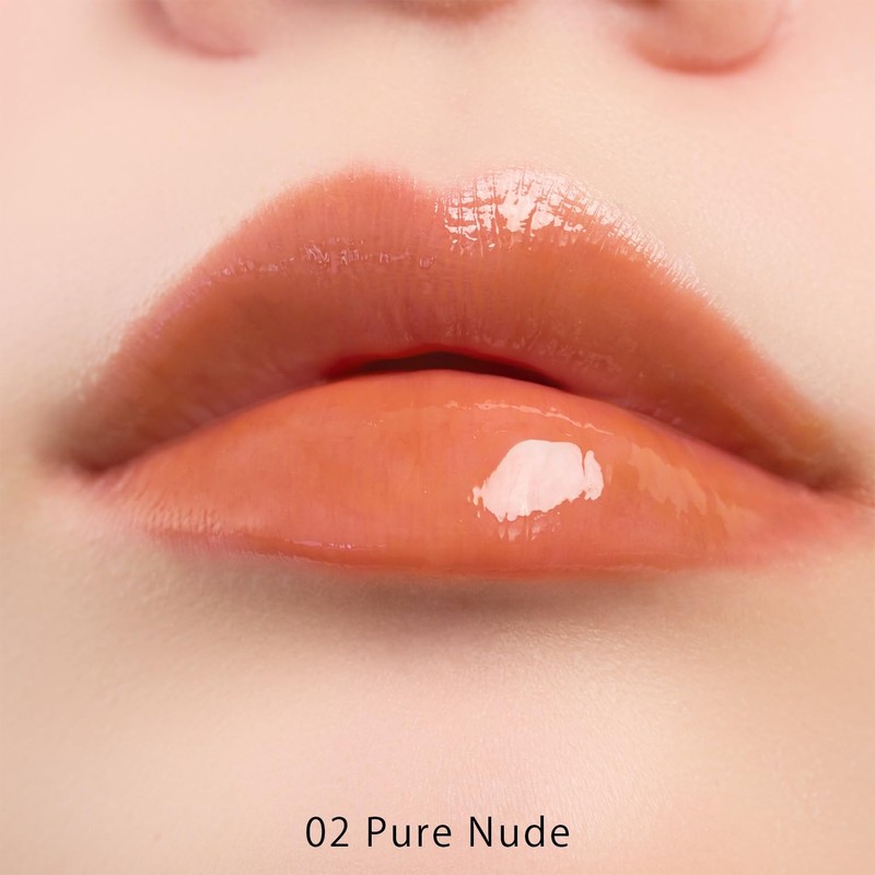 to/one Petal Blooming Gloss 02 Pure Nude Lip Gloss, Glossy,