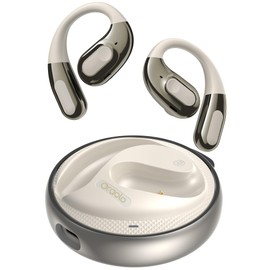 Open Ear Headphones, Open Ear Earbuds with Clear Calls, Bluetooth 5.4 Wireless Earbuds With Ear Hooks, Playtime 40H, IPX5 Waterproof, Lightweight Sport Earphones For Workouts Running Fitness (White)