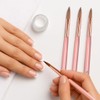 Acrylic Nail Art Brushes - 3Pcs Precision Nail Carving Pen