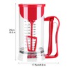 Keenso Pancake Batter Dispenser, Electric Batter Mixer Doser Pancakes and