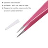 Quesuc 2 Pieces Straight and Curved Tip Tweezers Nipper for