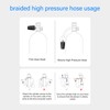 Diving High Pressure Regulator Hose Professional Carbon Fiber Woven Flexible