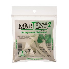 Martini 2 inch Golf Tees - White (6 Tees) …