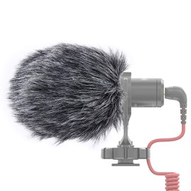 Rode VideoMicro and VideoMic Me Microphone Deadcat Windscreen - Outdoor Wind Shield Mic Windshield Muff Fur Custom Fit for Rode VideoMicro and VideoMic Me Me-L by YOUSHARES