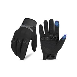 KUTOOK Motorcycle Gloves Summer Men Women Warm Thin Motorcycle Gloves Protection Breathable Touchscreen Motorcycle Bicycle Downhill Mountain Bike Dirt Bike Cycling Gloves Cycling Gloves Black 2XL