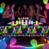 APUXXJUPA 4 Pack Glow in the Dark Tablecloths, Neon Table