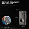 XIFEI Cigar Lighter, Triple Jet Flame Torch Lighter with Cigar