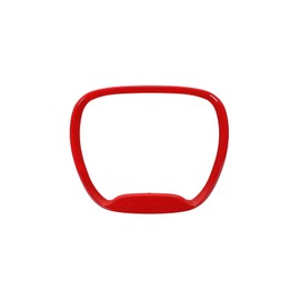 CheroCar Central Control Steering Button Frame Trim Car Interior Decoration Fit for Dodge Challenger Durango Charger 2015-2025 Interior Accessories,Red