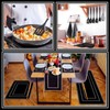 Purpeak 37 Pcs Black Kitchen Decor and Accessories Set Include