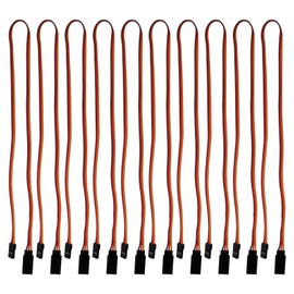 2025 DEARCOOL Latest 10pcs 500 mm Servo Extension Male to Female Lead Wire Cable for RC Futaba JR,3-pin Male to Female Lead