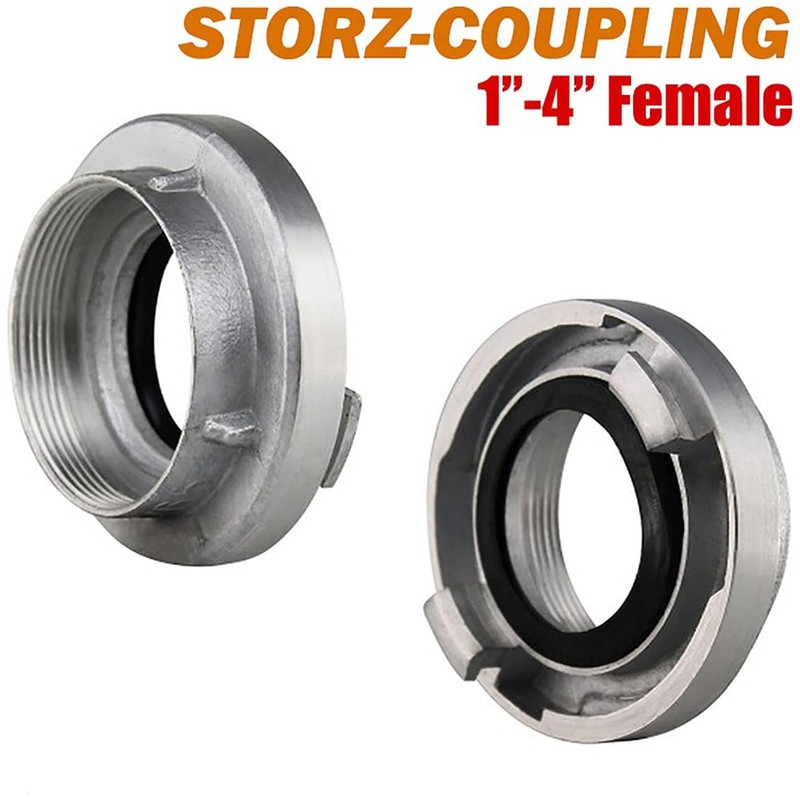 Storz Coupling with External Thread Aluminium Hose Coupling Fire Engine