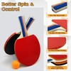 Naissgo Table Tennis Set with Retractable Net, Portable Ping Pong