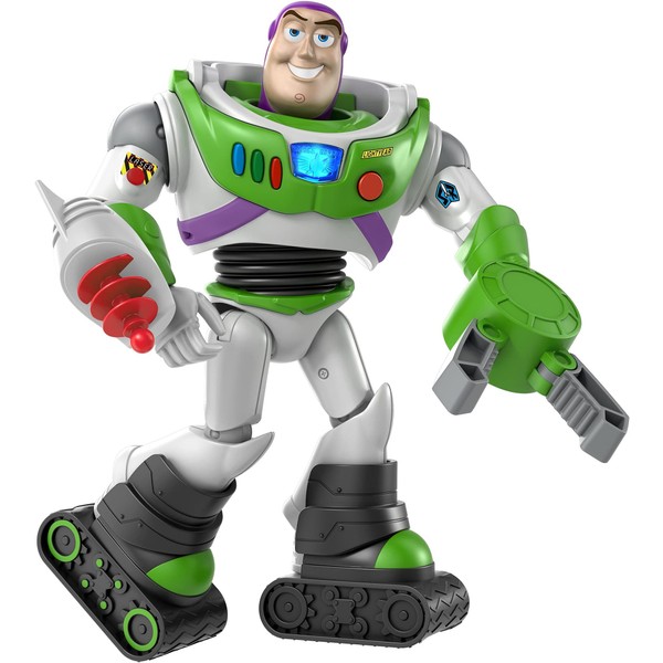 Toy Story Ultimate Space Ranger Buzz Lightyear Figure in Movie Scale with Lights, Sounds, Astro Gear Storytelling Accessories Jet Pack, Blaster, Claw, Moon Boots, Helmet