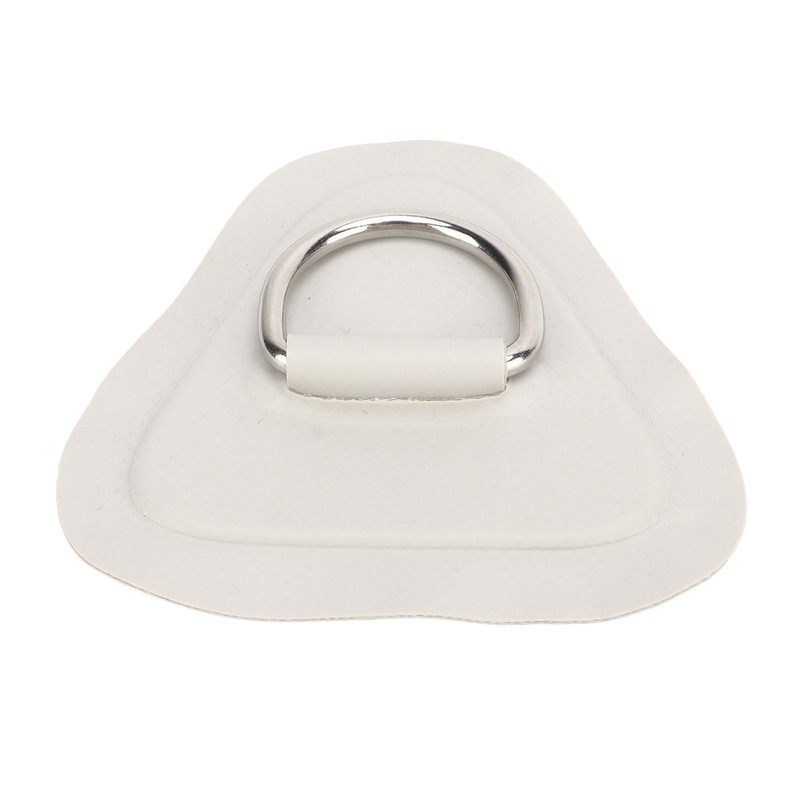 4 Pcs D Ring Patch Stainless Steel D Ring Pad